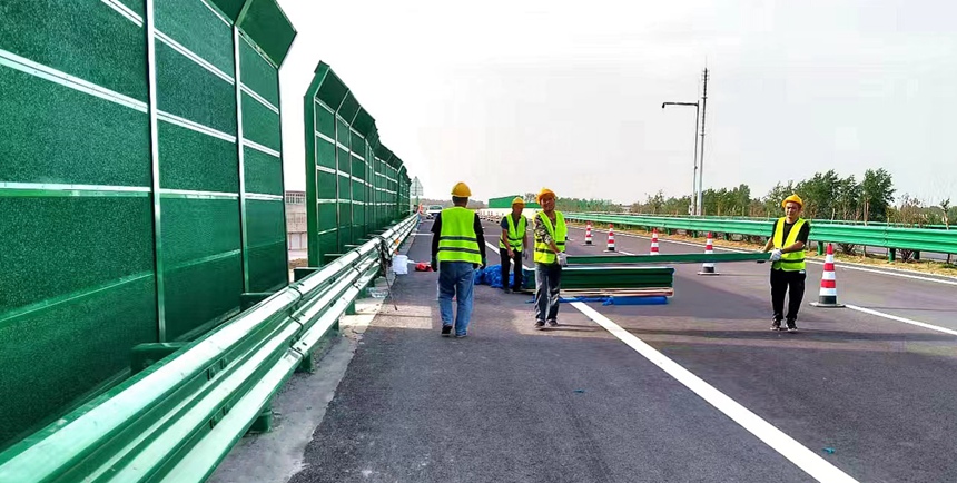 南宫ng28官网广西路建团体安徽片区项目施工正酣(图2)